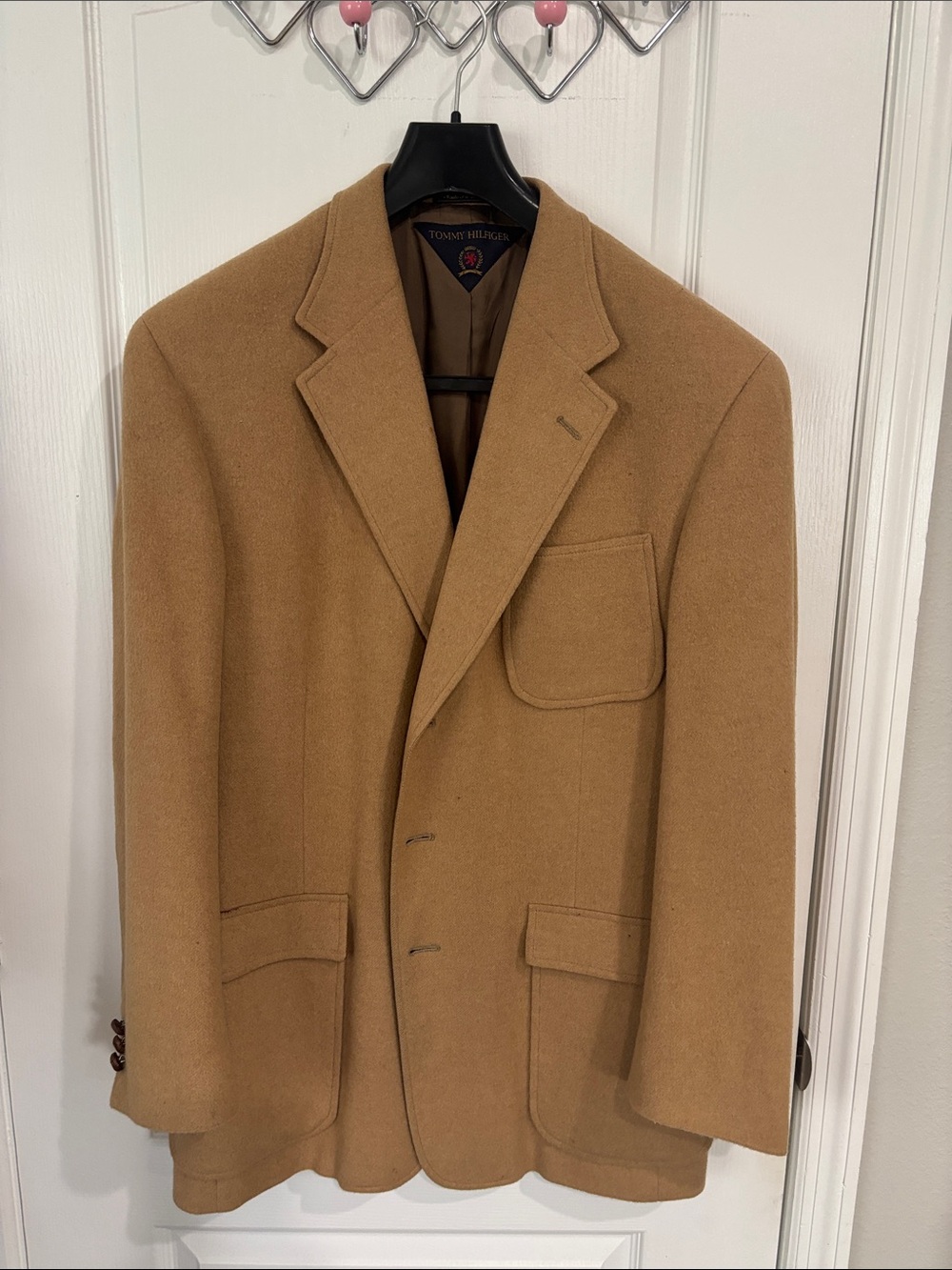 Tommy Hilfiger Camel Wool-Blend Sport Coat
